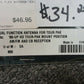 Kuryakyn 865 Dual Function Antenna for Tour Pak AM/FM & CB Reception Touring