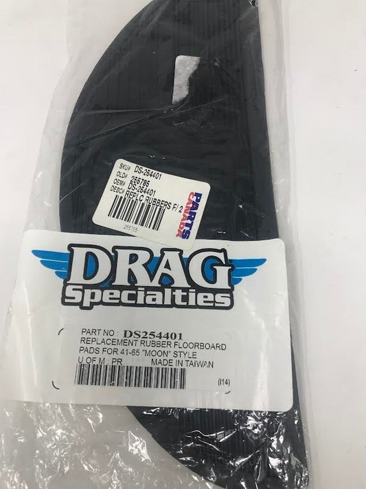 Drag Specialties OEM Replacement Rubber Floorboard DS254401