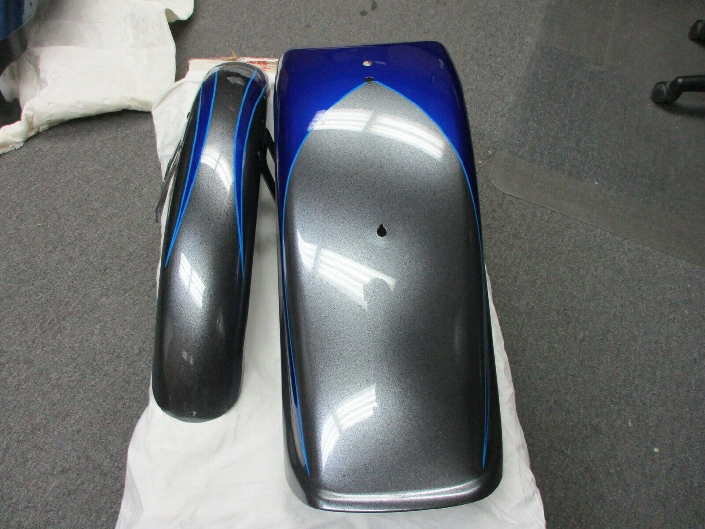 Harley Davidson OEM Softail Front Rear Fenders Radical Combustion 95754-08CXE