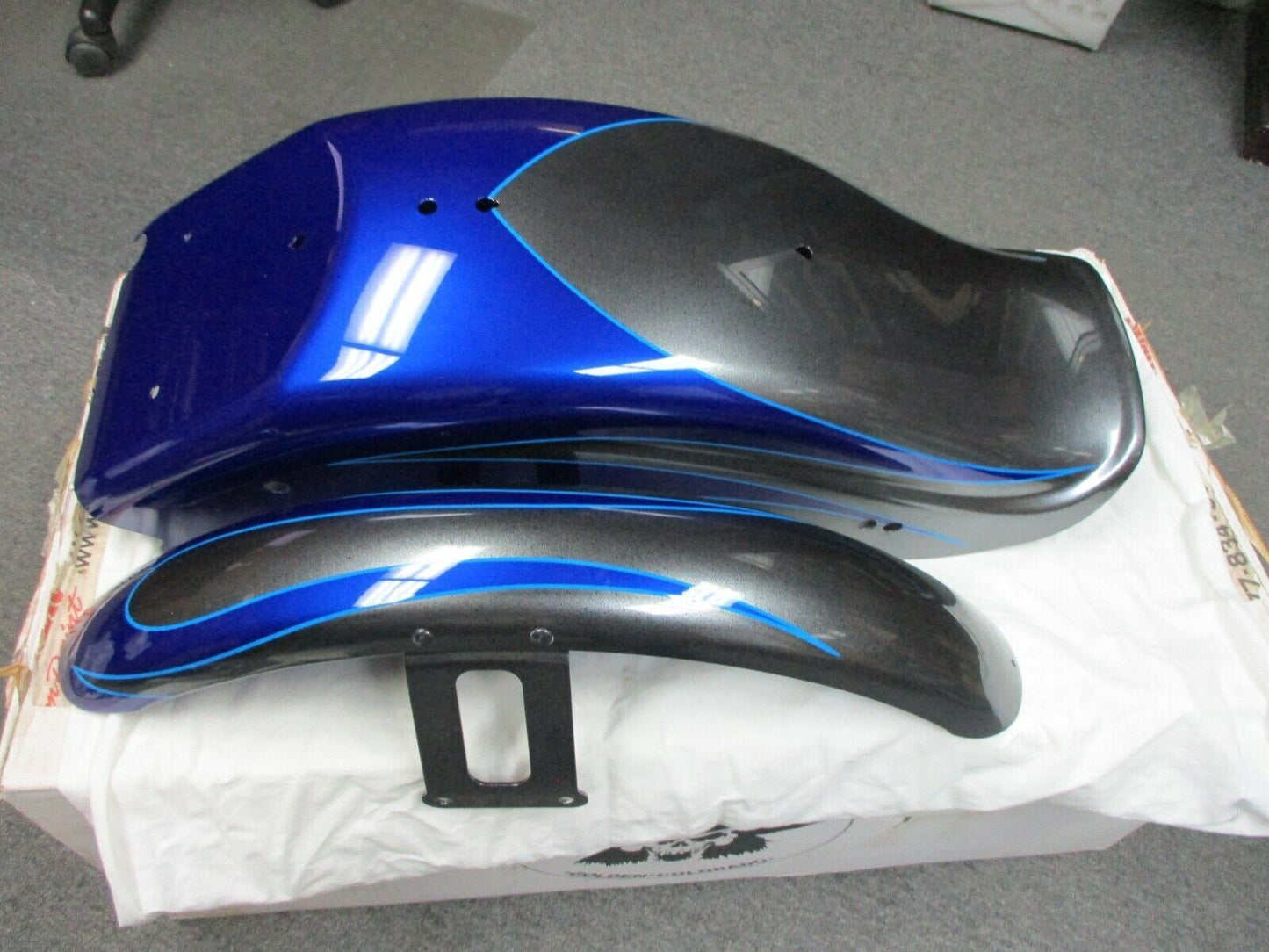 Harley Davidson OEM Softail Front Rear Fenders Radical Combustion 95754-08CXE