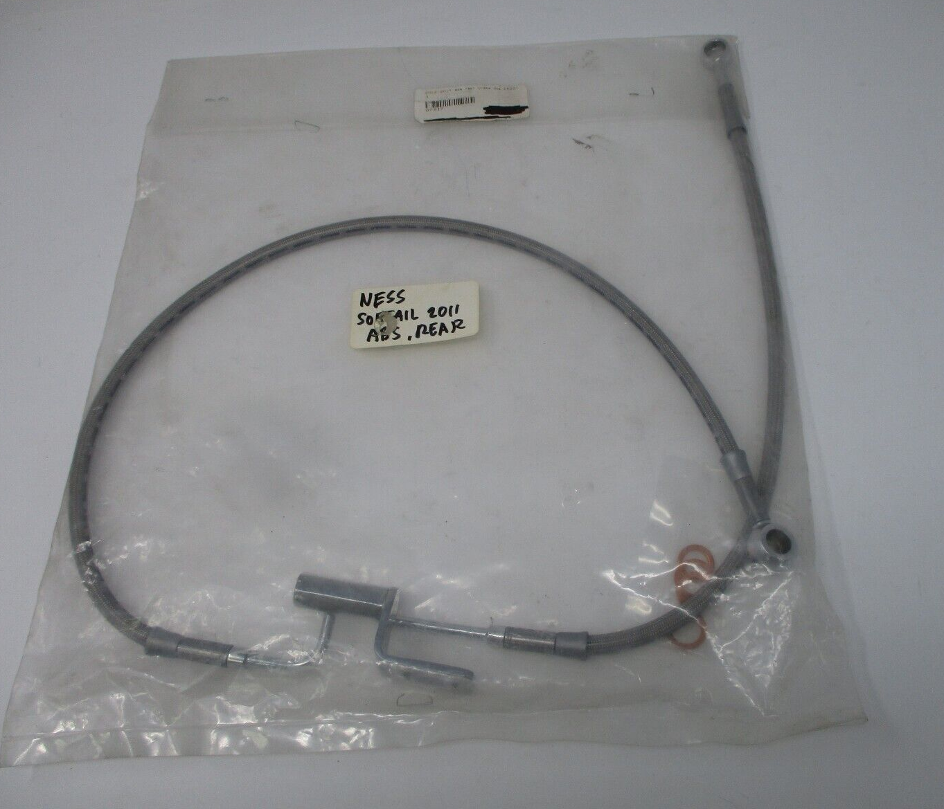 ARLEN NESS Replacement +3" Extension Rear Brake Line 07-617