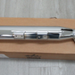 Cobra Front and Rear Chrome Muffler  1801-0709