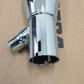 Cobra Front and Rear Chrome Muffler  1801-0709