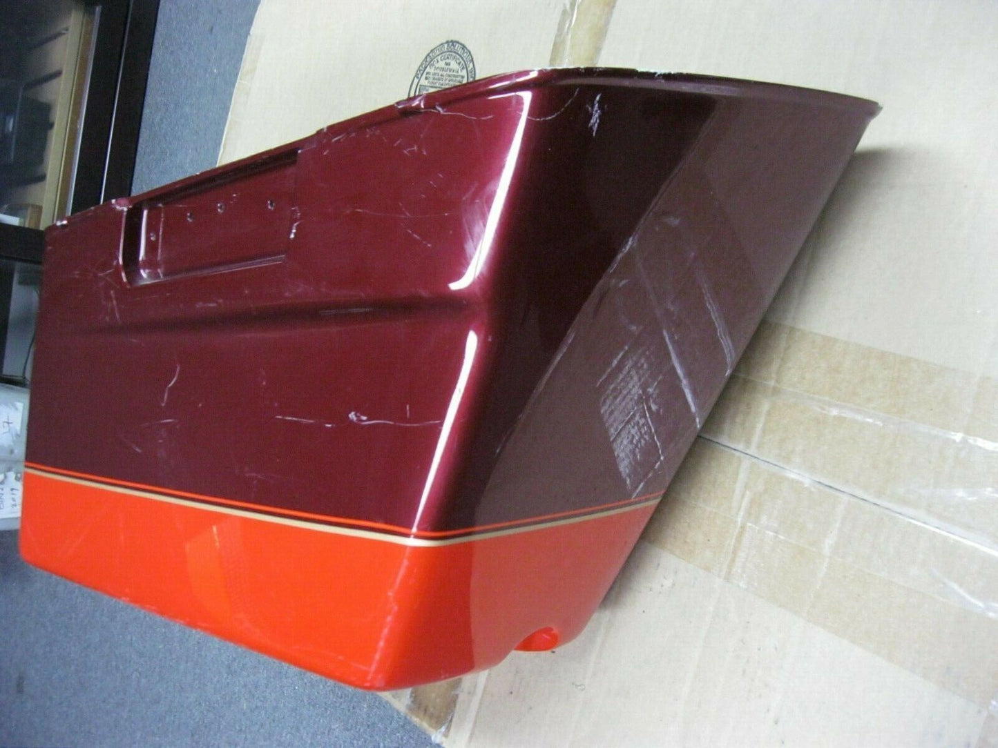 Harley Davidson OEM Right Side Saddlebag Lower - Two Tone Red - Pre 14 90752-93