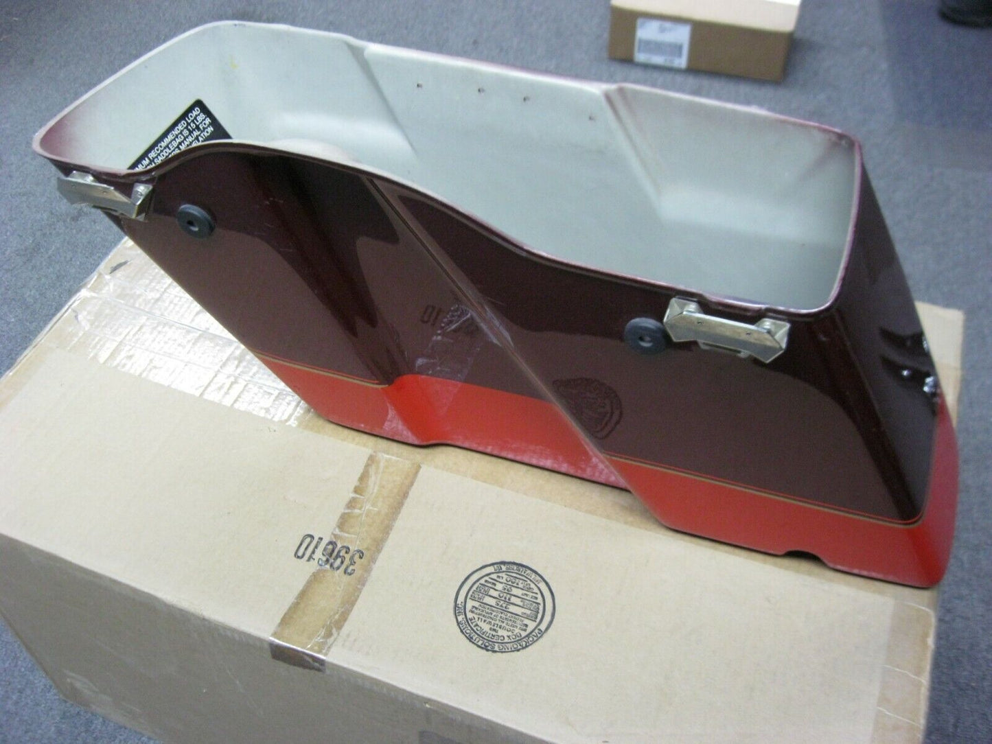 Harley Davidson OEM Right Side Saddlebag Lower - Two Tone Red - Pre 14 90752-93