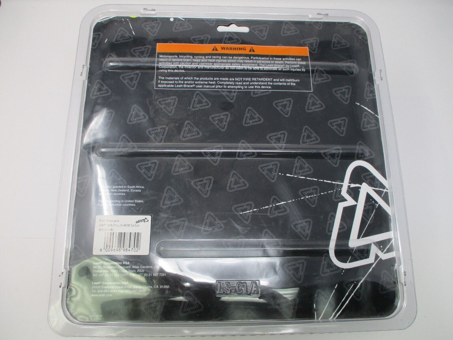 Leatt GPX Pro Lite S/M Carbon Front Brace Pack 4300032085