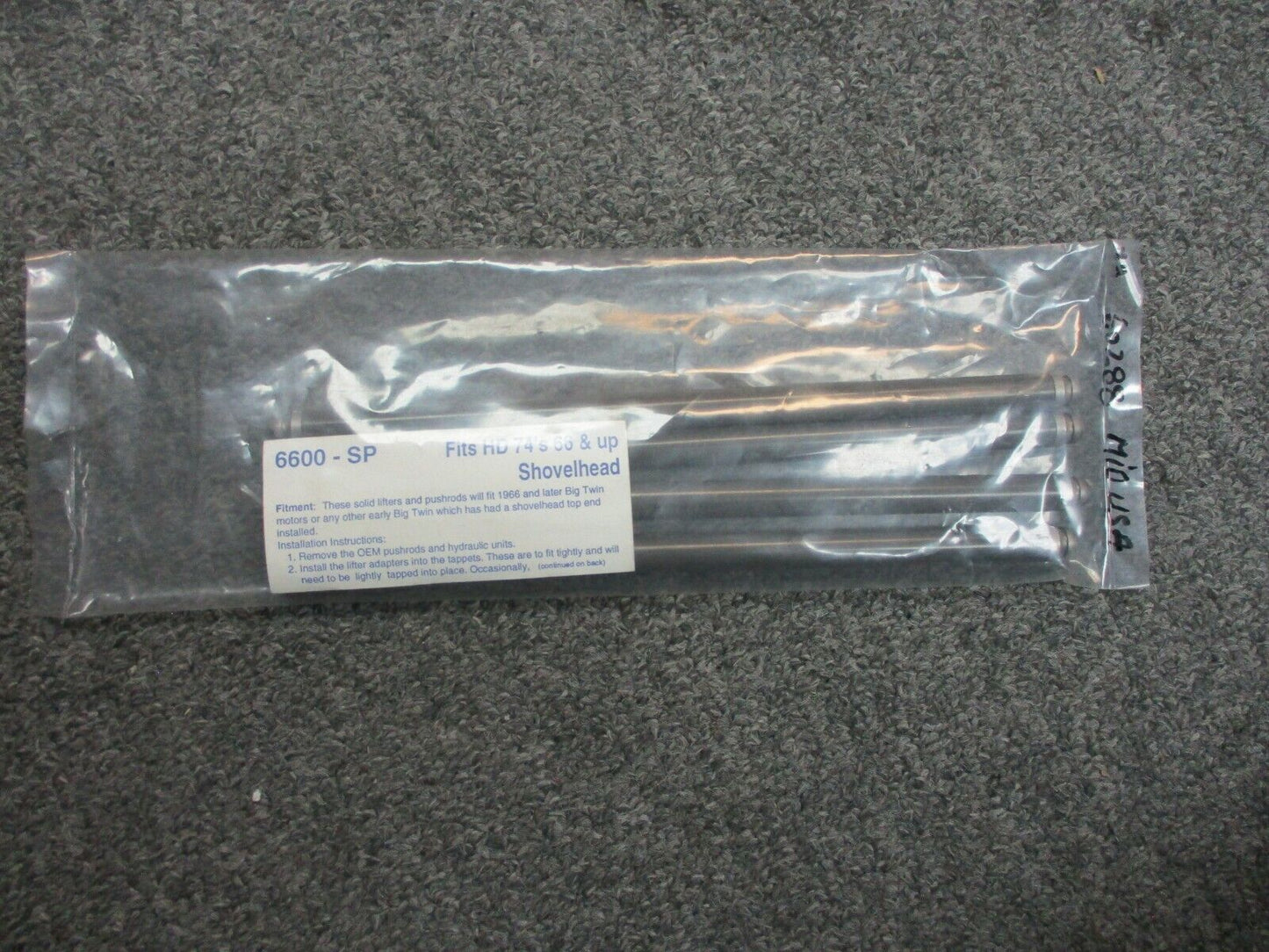 Mid-USA HD 74's Shovel Head Push Rods Fits 66 up Shovelheads 60288