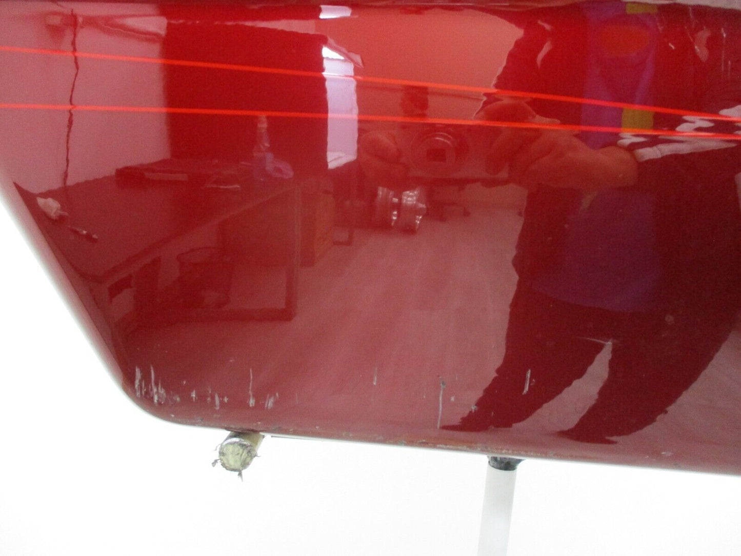Harley Davidson OEM Left Saddlebag BLOOD RED 90200414 2014-Later