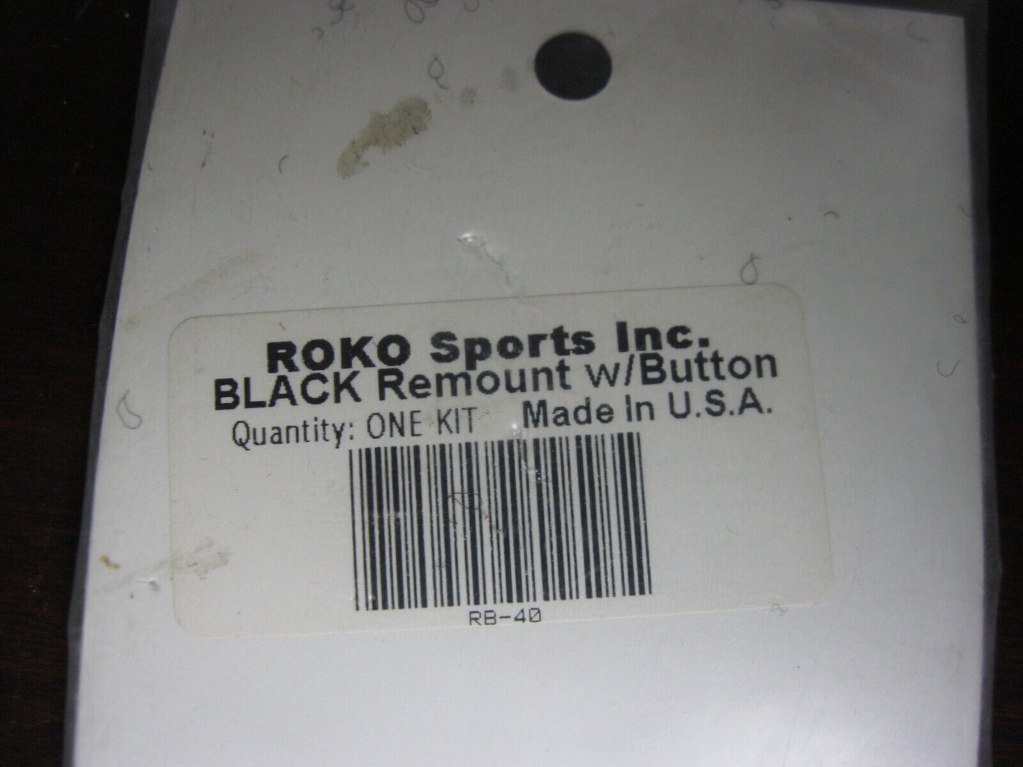 ROKO Black Remount Kit with Button RB-40