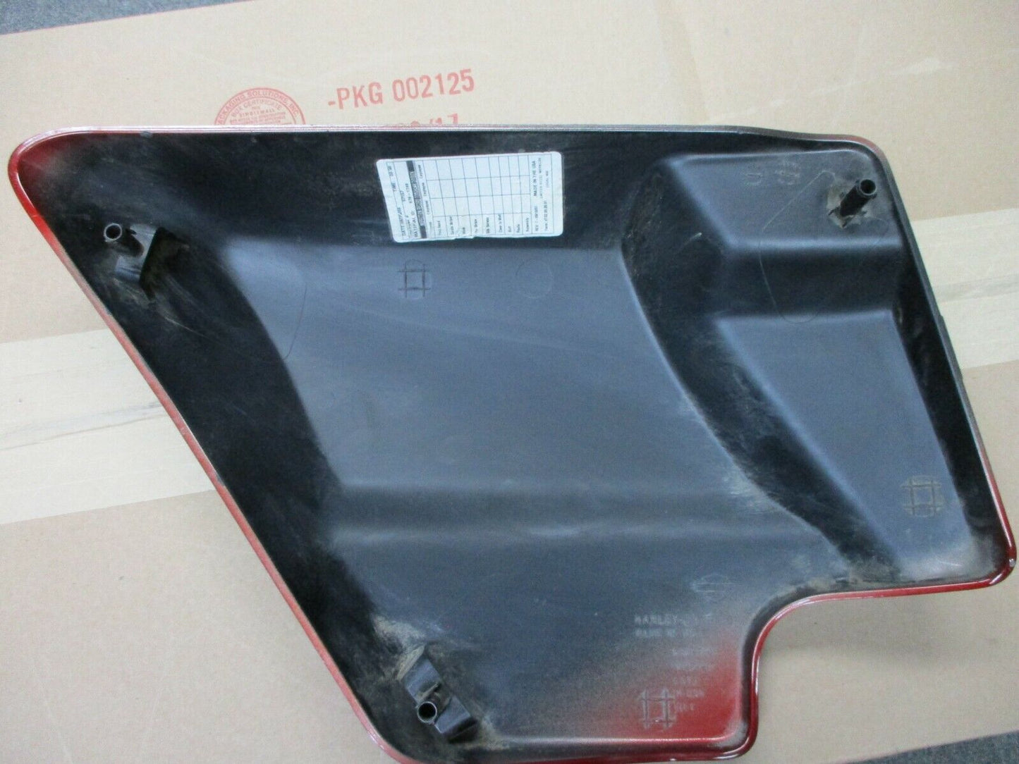 Harley Davidson OEM Right Side Cover Red Fits 2009 & Later Touring 66048-09