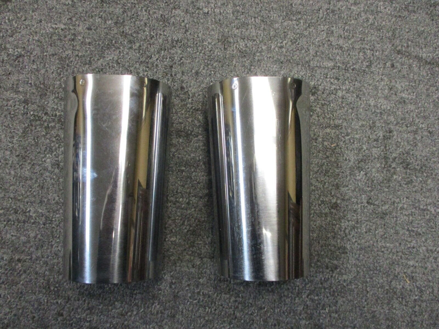 HARLEY-DAVIDSON CHROME FORK COVER COWBELLS PART FITS 14 TOURING