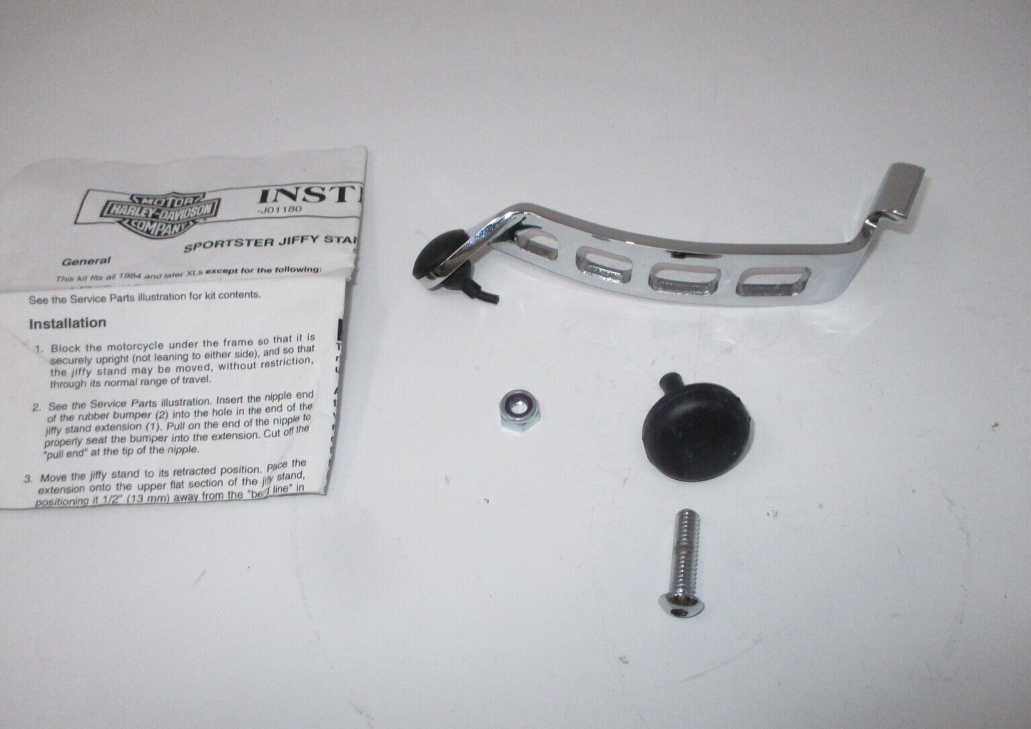 Harley-Davidson Sportster Jiffy Stand Extension Kit 50212-98