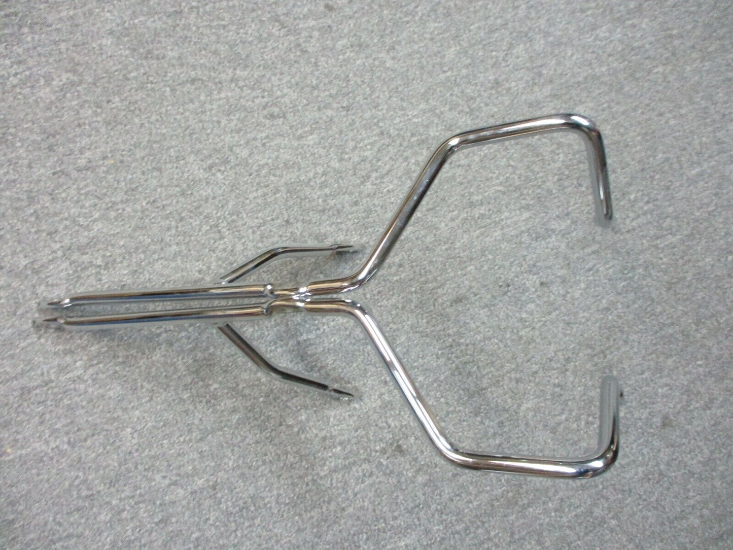 Harley Davidson OEM Softail 3 Channel Luggage Rack Brackets Chrome