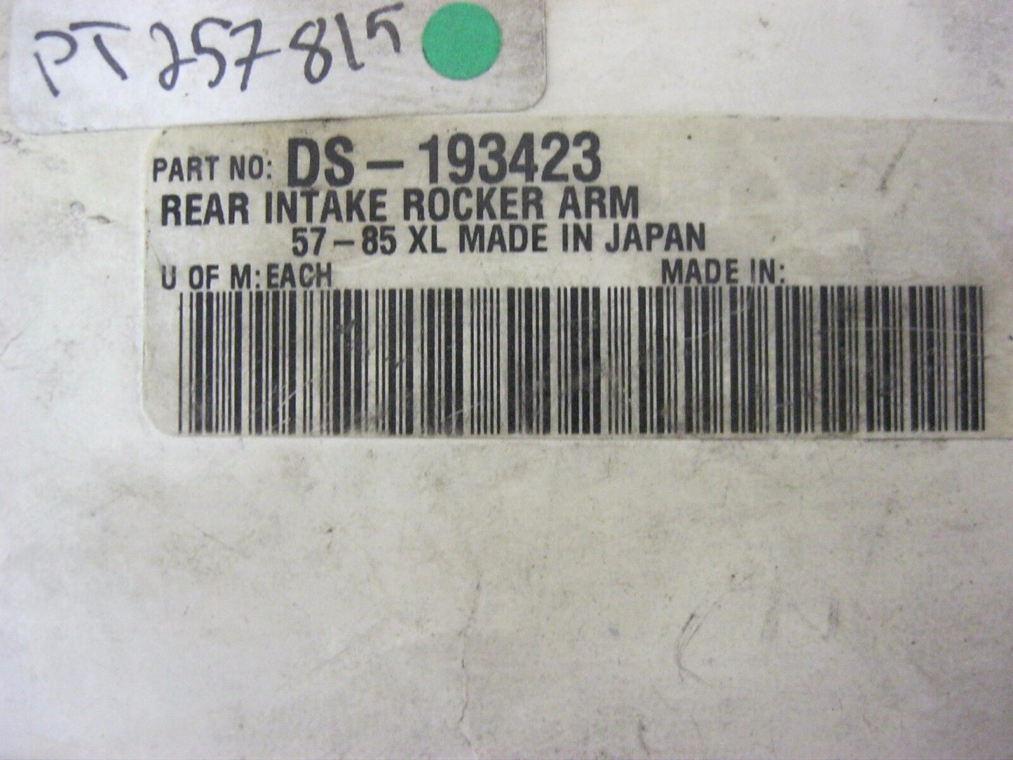 DRAG SPECIALTIES DS-193423 REAR INTAKE ROCKER ARM HARLEY XL 57-87