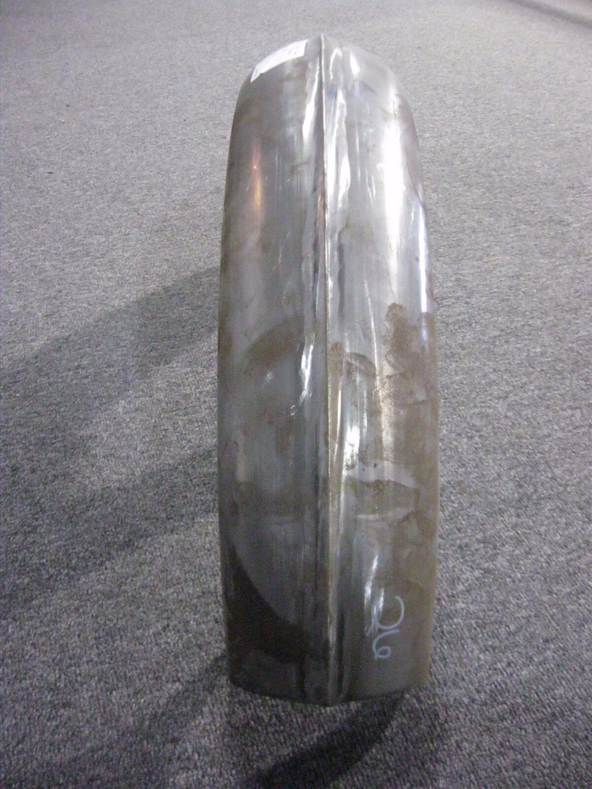 Camtech 26" Ribbed Front Fender Raw Steel 13 Gauge
