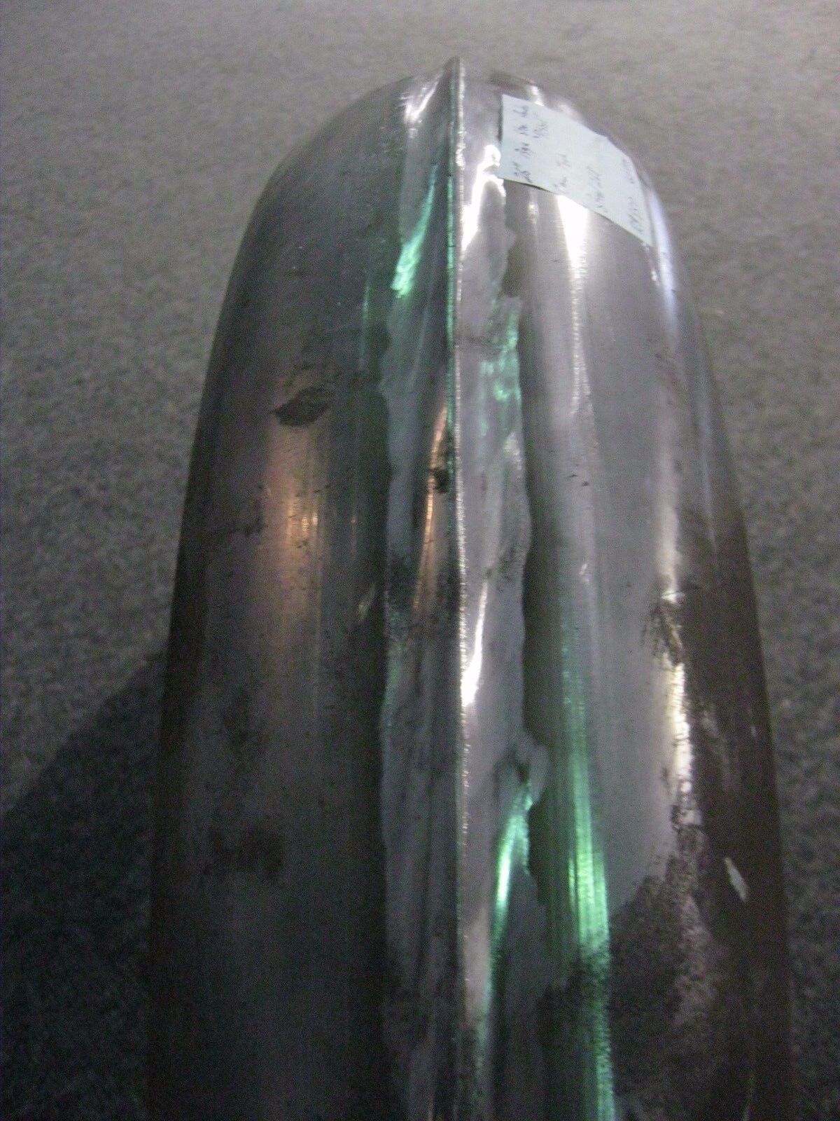Camtech 26" Ribbed Front Fender Raw Steel 13 Gauge