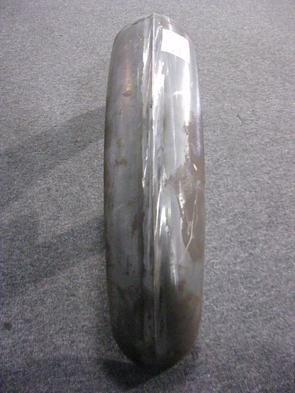 Camtech 26" Ribbed Front Fender Raw Steel 13 Gauge