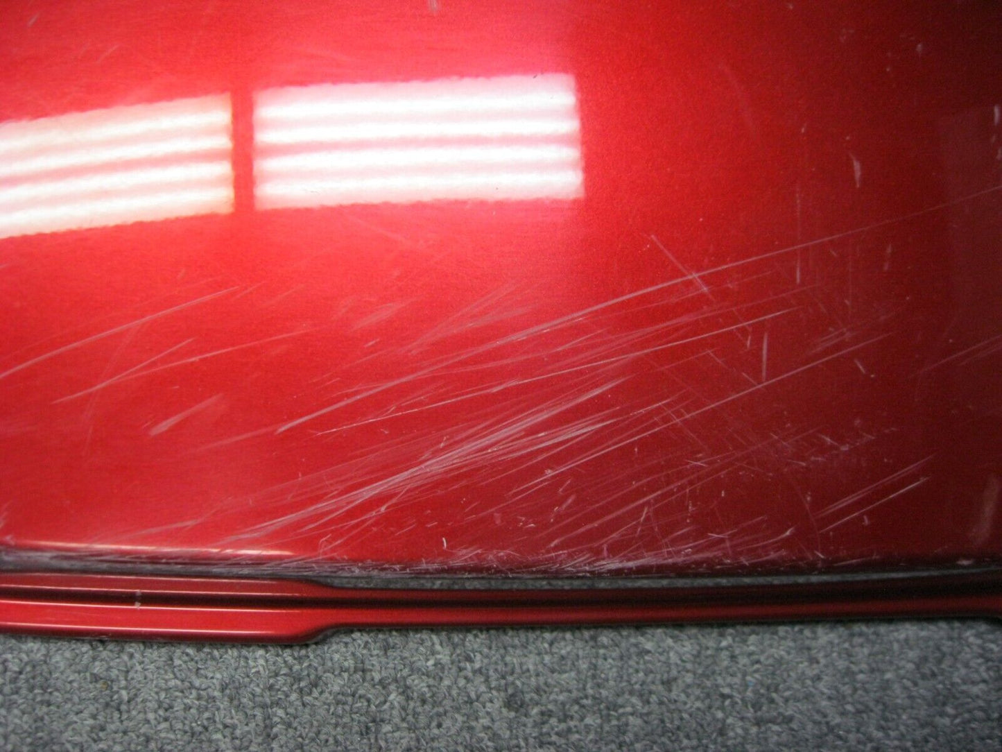 Harley Davidson OEM Left Saddlebag Lid 1993-2013 Red  90756-93