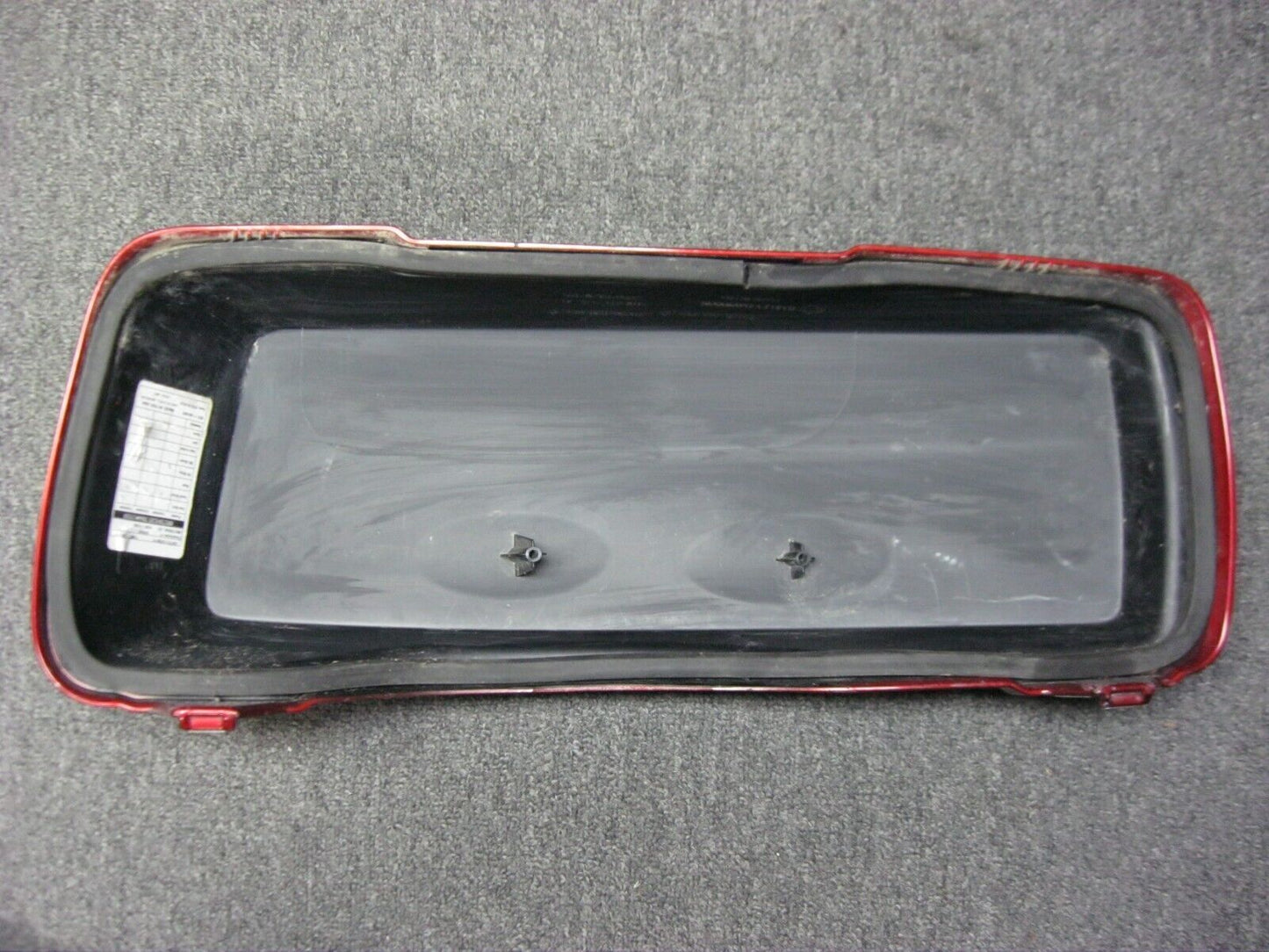 Harley Davidson OEM Left Saddlebag Lid 1993-2013 Red  90756-93