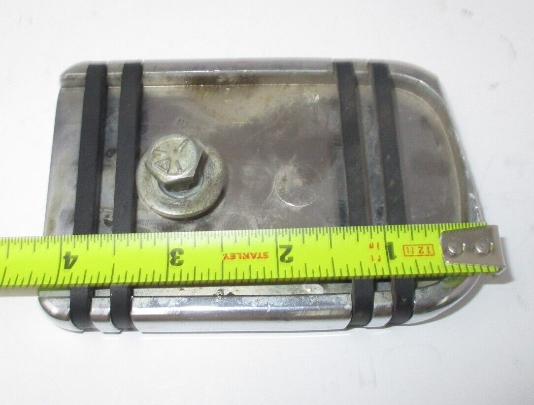 Harley-Davidson  Chrome and Rubber Brake Pedal Pad Unknown Fitment