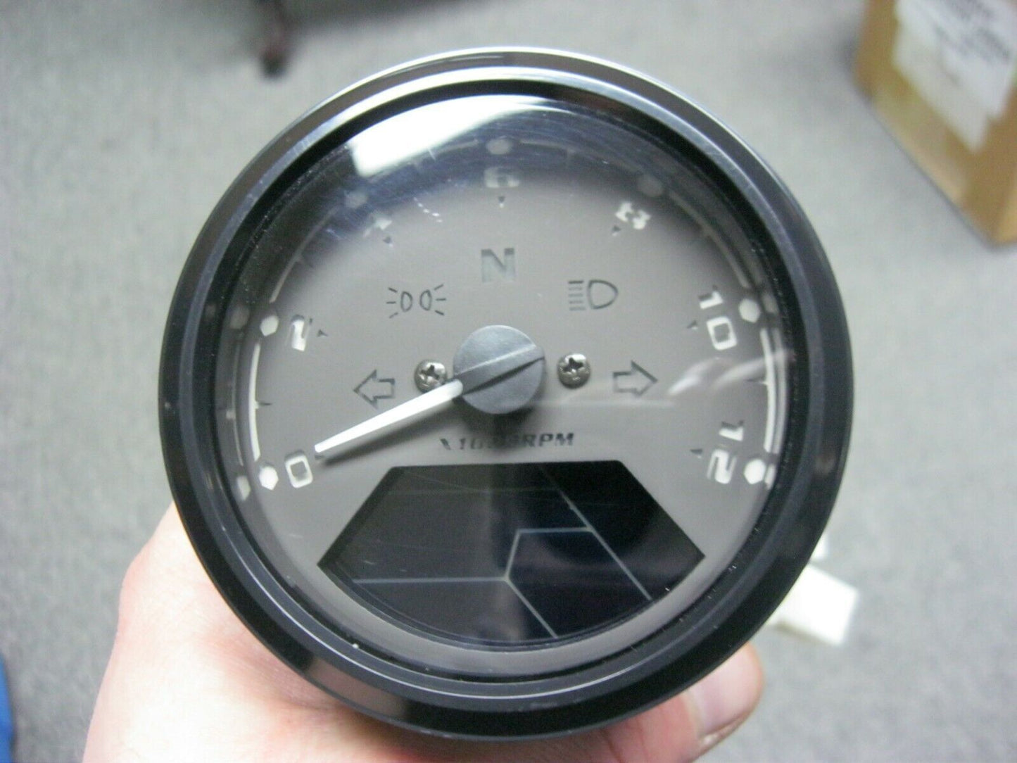 Universal Motorcycle Digital Speedometer with Tachometer / LED Indicators