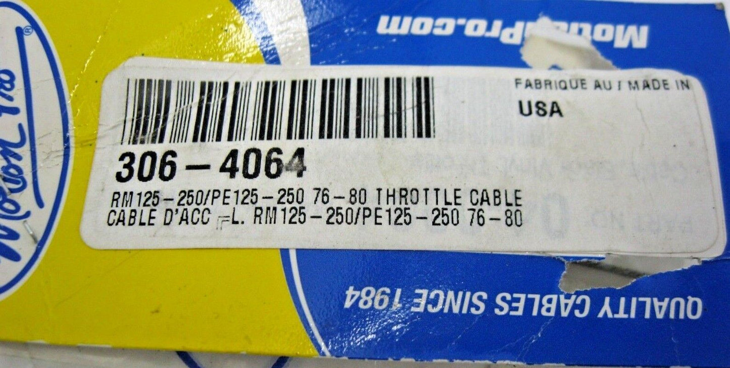 Motion Pro Suzuki RM125 Throttle Cable   306-4064