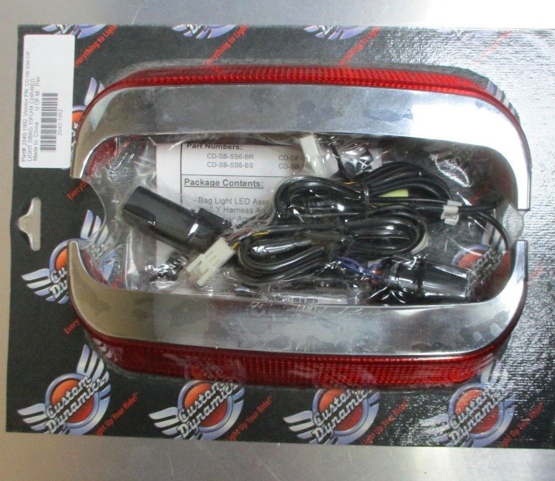Custom Dynamics Saddlebag Lights 10-13 Street/Road Glide (Except CVO) CD-SB-SS6
