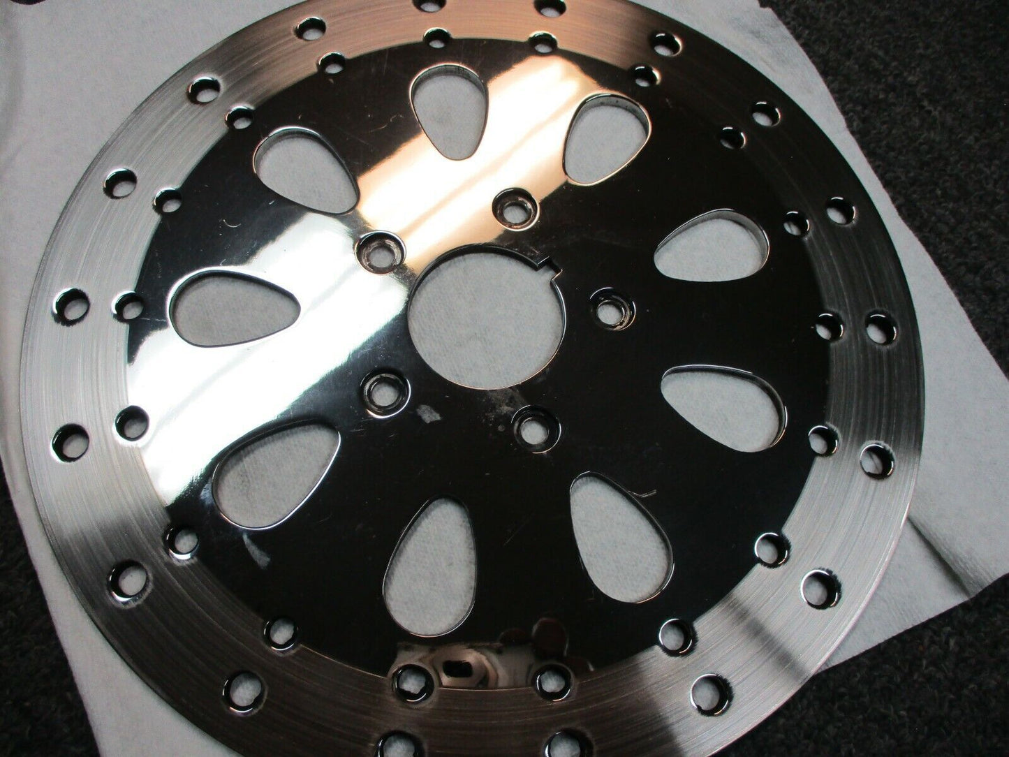Indian Motorcycle OEM 01 Scout OEM Polished Brake Rotors Front & Rear