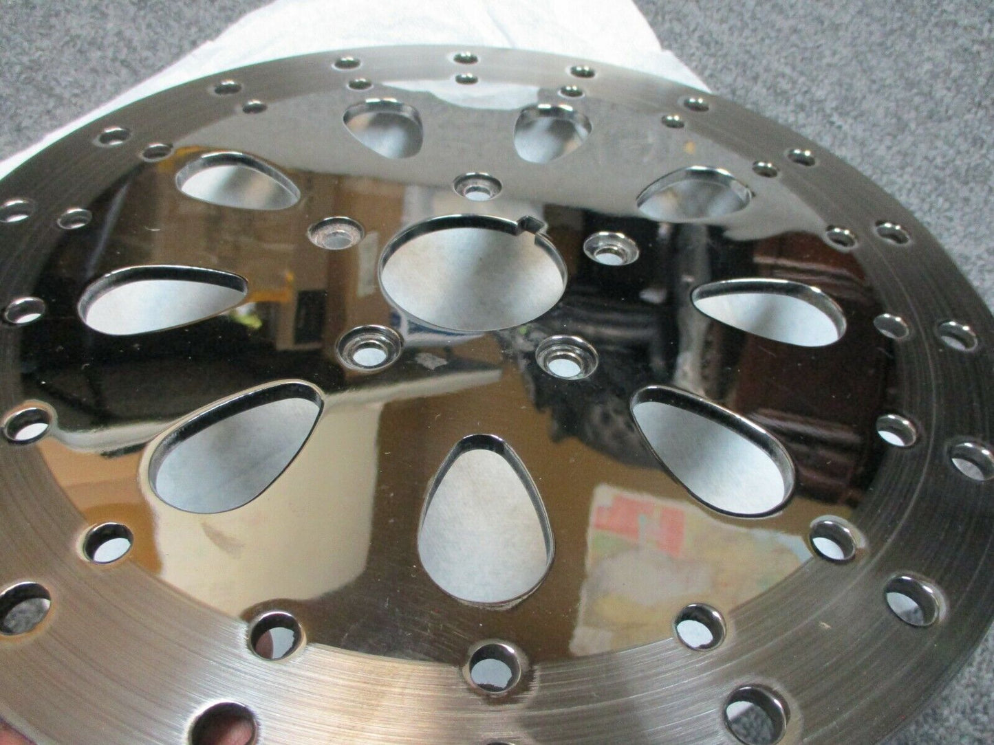 Indian Motorcycle OEM 01 Scout OEM Polished Brake Rotors Front & Rear