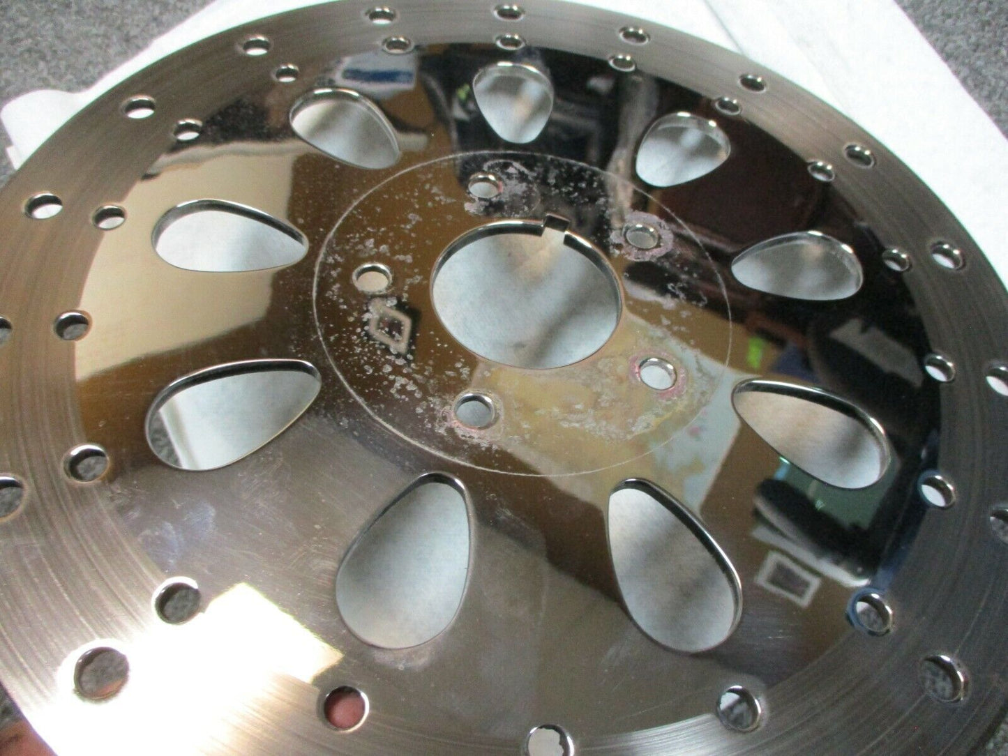 Indian Motorcycle OEM 01 Scout OEM Polished Brake Rotors Front & Rear