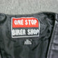 Motorcycle Biker Jacket Mens Size XS Leather Vest Buffalo Snap Button Front