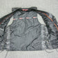 Motorcycle Biker Jacket Mens Size XS Leather Vest Buffalo Snap Button Front