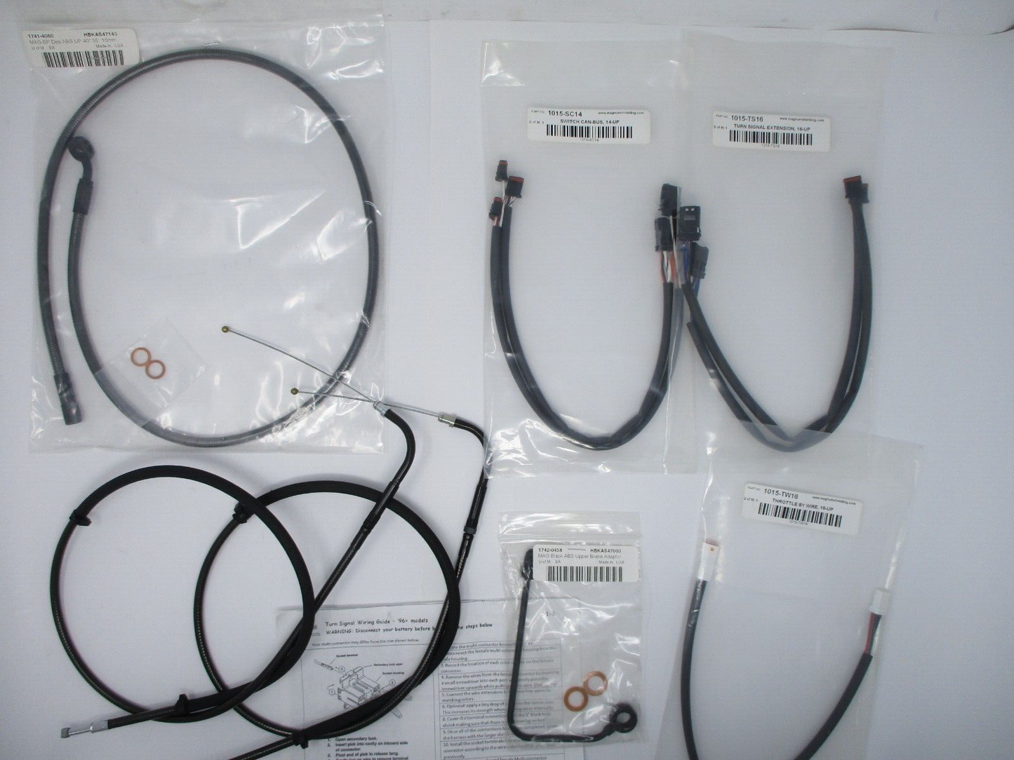 Magnum Black Pearl Handlebar Installation Kit 0662-0161