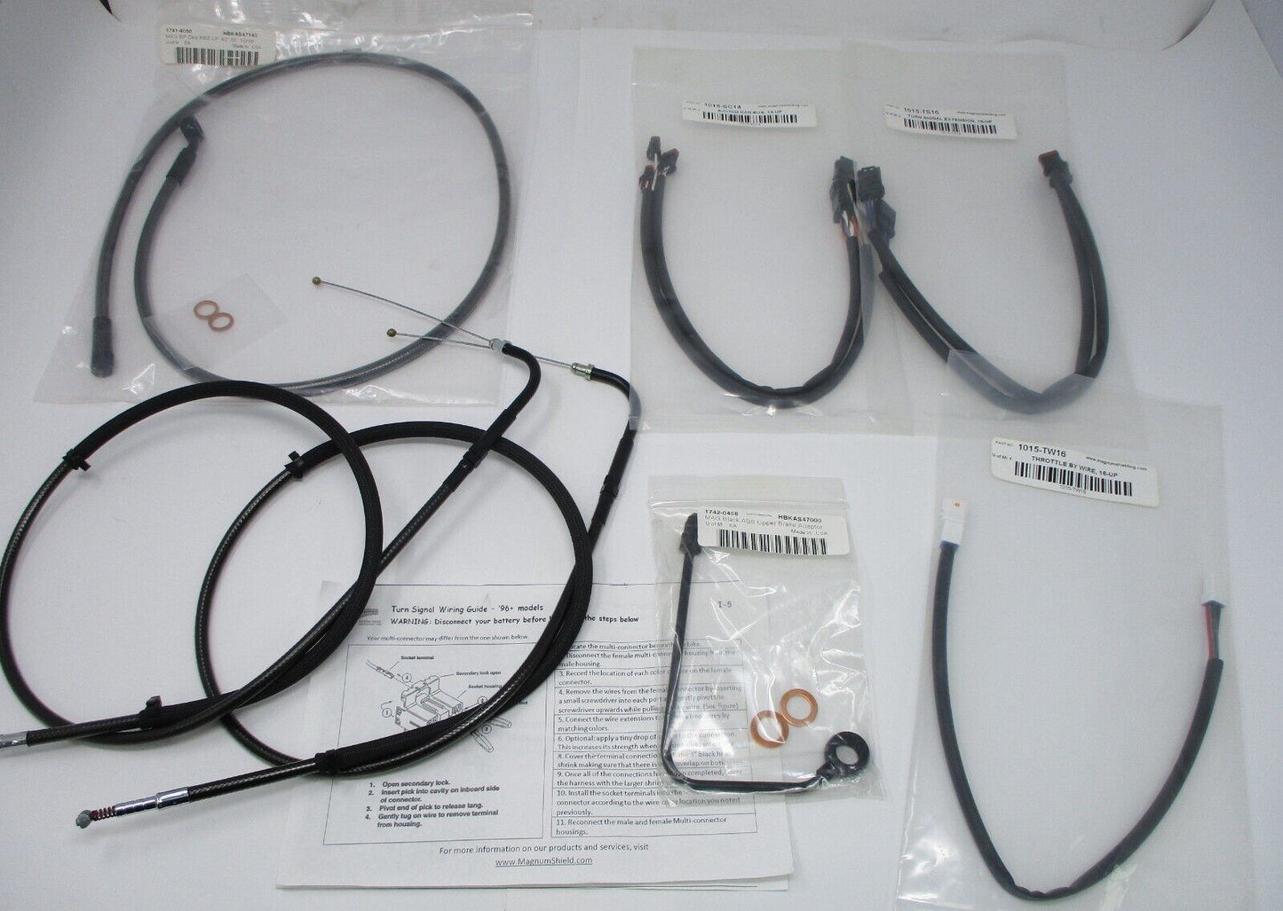 Magnum Black Pearl Handlebar Installation Kit 0662-0161