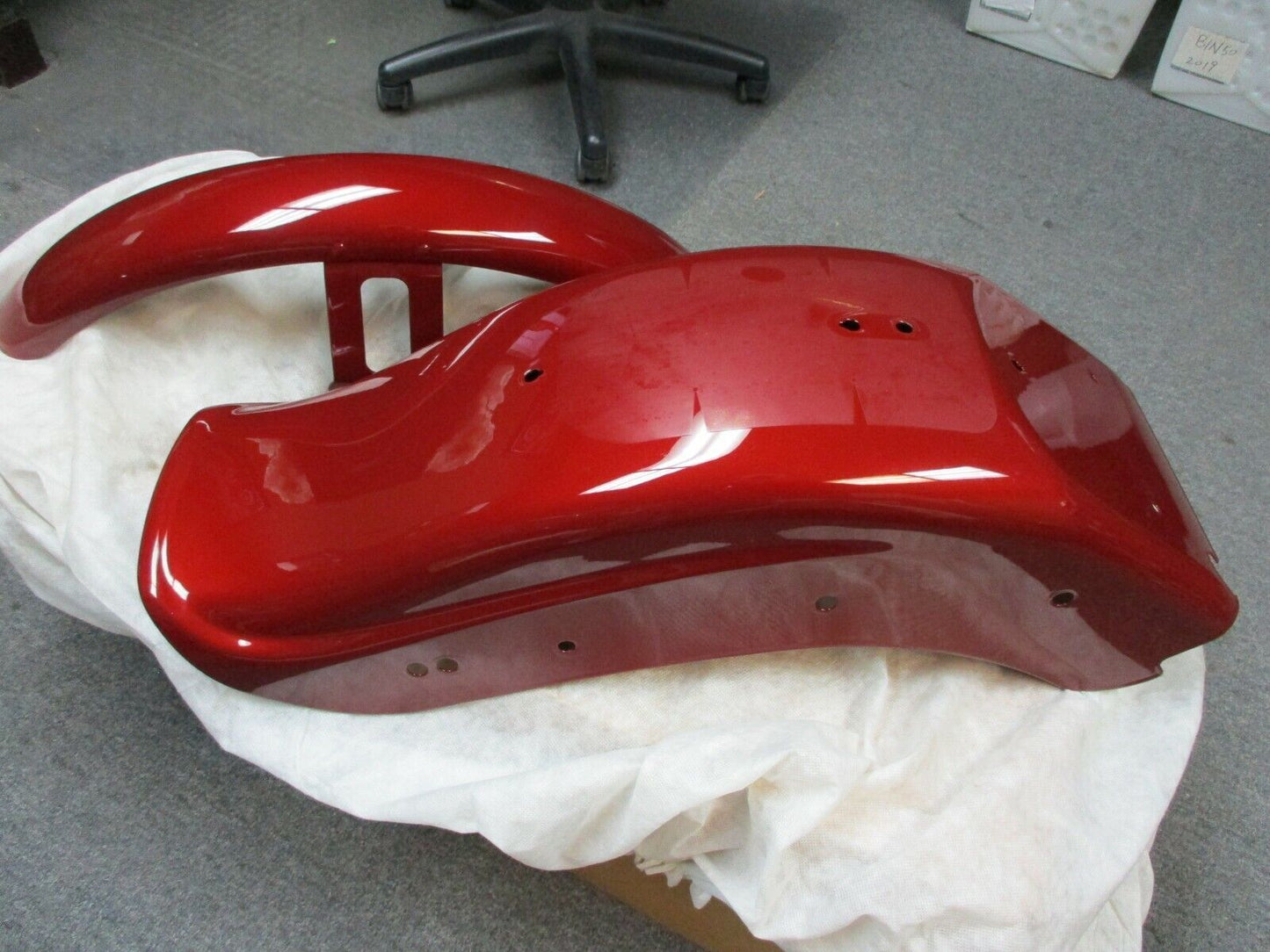 Harley Davidson OEM FXSTI Front & Rear Fender Set Fire Red Pearl 59914-06BXY