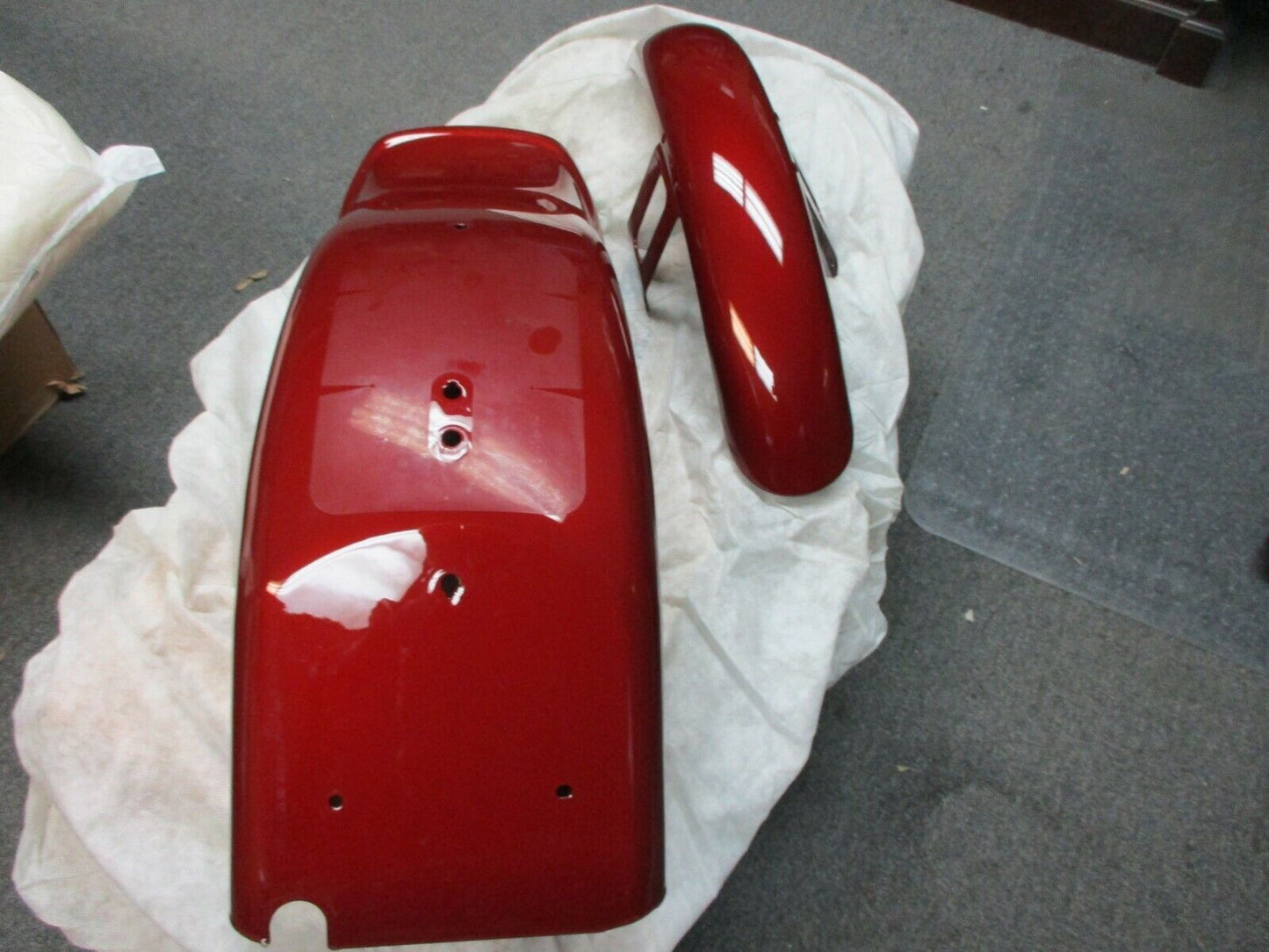 Harley Davidson OEM FXSTI Front & Rear Fender Set Fire Red Pearl 59914-06BXY