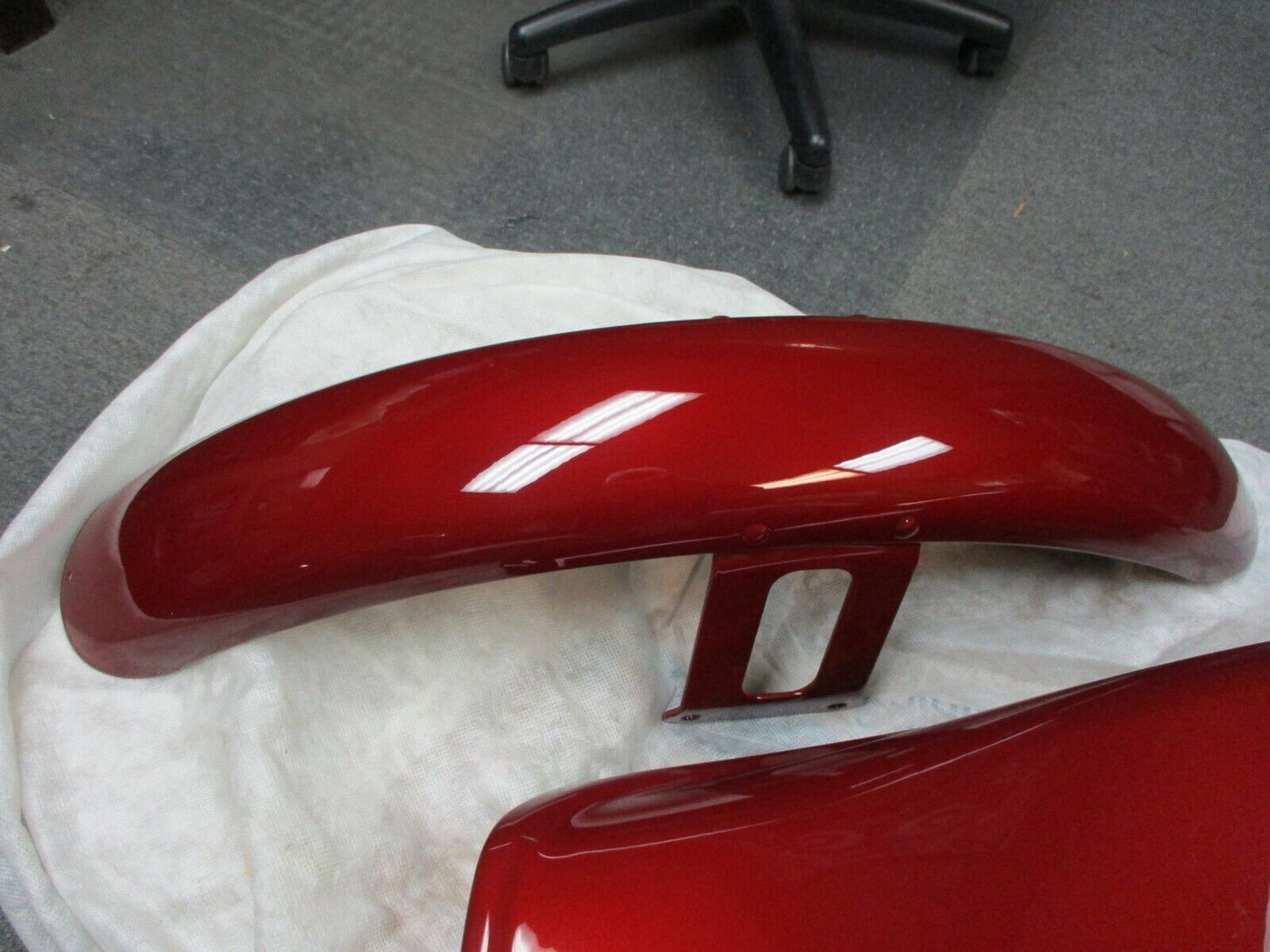 Harley Davidson OEM FXSTI Front & Rear Fender Set Fire Red Pearl 59914-06BXY