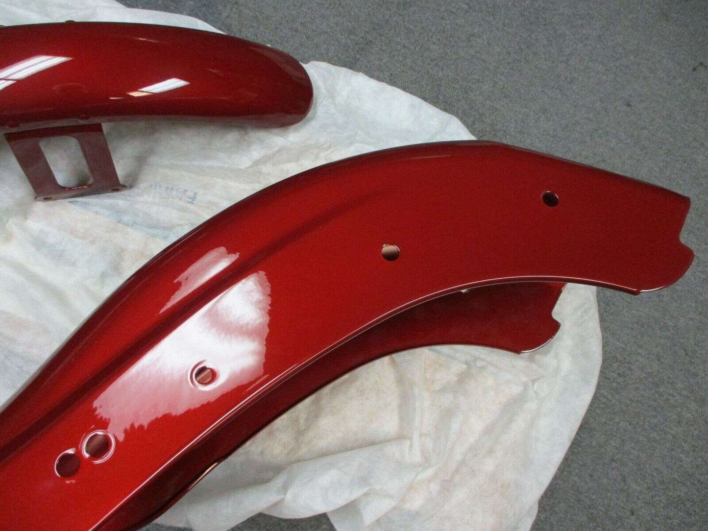 Harley Davidson OEM FXSTI Front & Rear Fender Set Fire Red Pearl 59914-06BXY