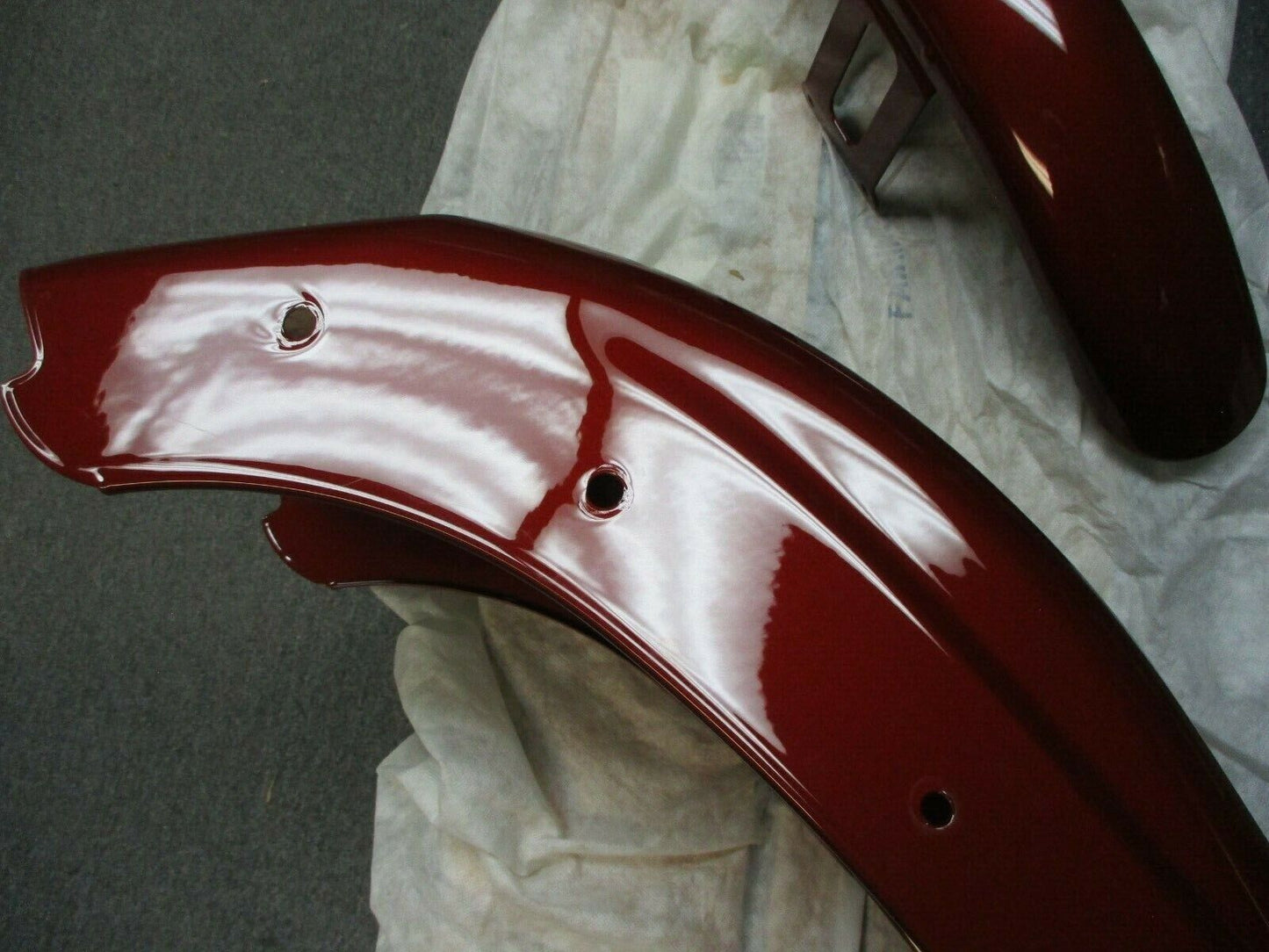 Harley Davidson OEM FXSTI Front & Rear Fender Set Fire Red Pearl 59914-06BXY