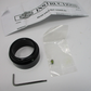 Harley Davidson Rear Right Axle Nut Covers INCOMPLETE 43000109