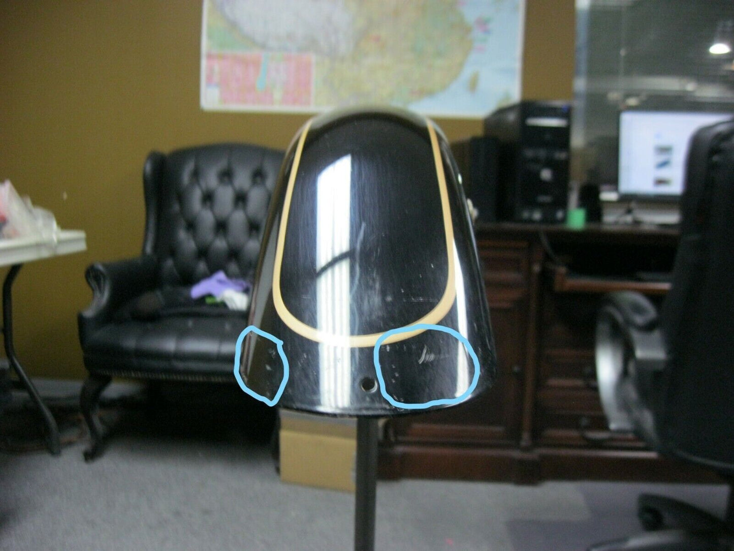 Harley-Davidson OEM XL Vivid Black Front Fender 60955-11DH