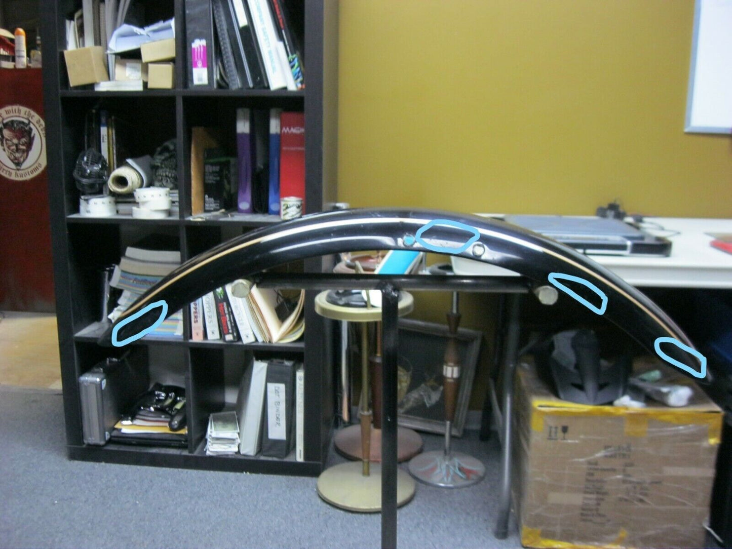 Harley-Davidson OEM XL Vivid Black Front Fender 60955-11DH