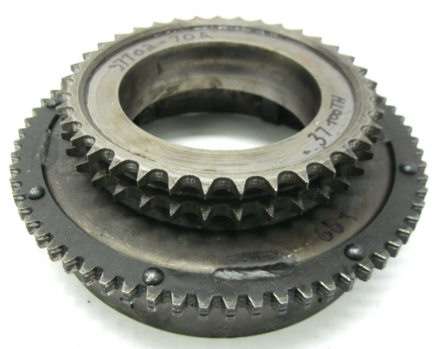37 Tooth Clutch Basket c/w Starter Ring Gear for 80-84 Harley-Davidson 37702-70A