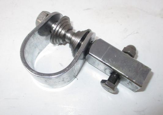 1-1/4" Engine Bar Mount Clamp with Square Foot Peg Mount 1-3/4 Long