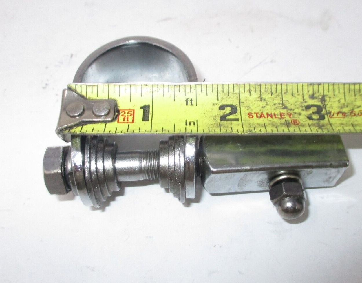 1-1/4" Engine Bar Mount Clamp with Square Foot Peg Mount 1-3/4 Long