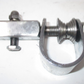 1-1/4" Engine Bar Mount Clamp with Square Foot Peg Mount 1-3/4 Long
