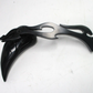 Drag Specialties Flame Teardrop Mirror Flame Stem, Black (6in. L Stem)  0640-028