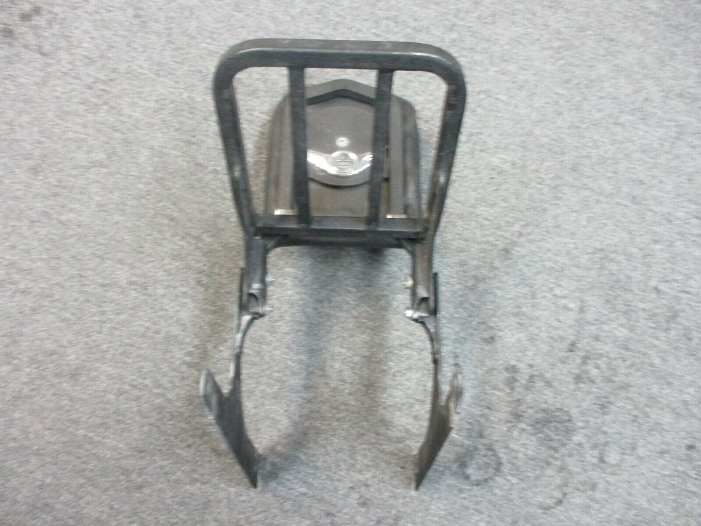 Harley Davidson OEM Back Rest with Luggage Rack FXD 2006 & Earlier Wrinkle Black