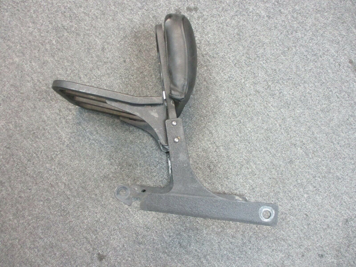 Harley Davidson OEM Back Rest with Luggage Rack FXD 2006 & Earlier Wrinkle Black