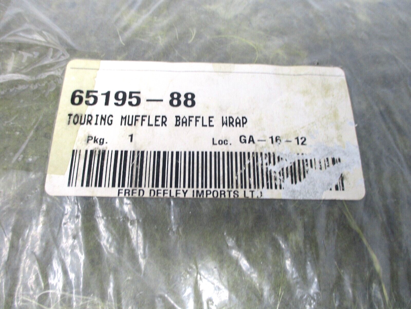Harley-Davidson Touring Exhaust Mufflers Baffle Wrap 65195-88